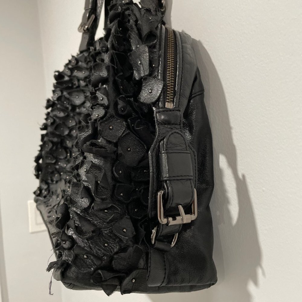 Kenneth Cole Black Bag with Floral Patterns - Picture 6 of 16